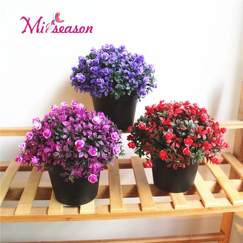 Vase Flowers Fake Flowers Grass with Plastic Pot Mini Bonsai Artificial Flowers for Wedding Party Living Room Garden Decoration
Vase Flowers Fake Flowers Grass with Plastic Pot Mini Bonsai Artificial Flowers for Wedding Party Living Room Garden Decoration