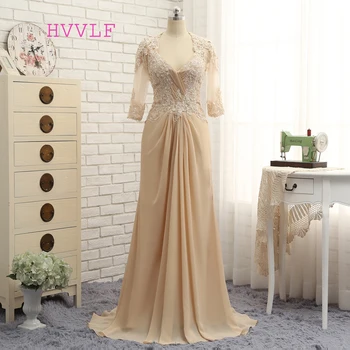Plus Size Champagne 2019 Mother Of The Bride Dresses A-line Half Sleeves Chiffon Wedding Party Dress Mother Dresses For Wedding
Plus Size Champagne 2019 Mother Of The Bride Dresses A-line Half Sleeves Chiffon Wedding Party Dress Mother Dresses For Wedding