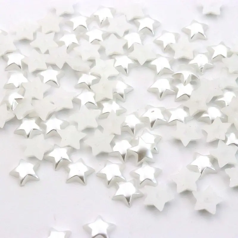 400pcs/pack Dia 10mm White Star Resin Flatback Pearl Beads For Jewelry Finding Phone Nail Diy Handmade Accessories Garment Beads
400pcs/pack Dia 10mm White Star Resin Flatback Pearl Beads For Jewelry Finding Phone Nail Diy Handmade Accessories Garment Beads