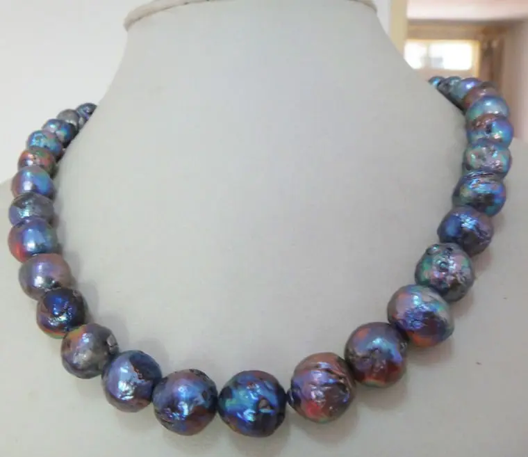 HUGE 18"12-14MM AUSTRALIAN SOUTH SEA GENUINE SILVER GRAY MULT PEARL NECKLACE 925 silver
HUGE 18"12-14MM AUSTRALIAN SOUTH SEA GENUINE SILVER GRAY MULT PEARL NECKLACE 925 silver