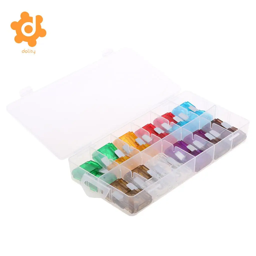 24pcs Big Auto Blade Fuse Assortment Set Maxi Car Electrical Fuses Truck RV