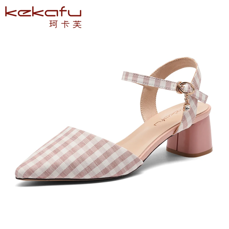 KekaFu/летние женские туфли-лодочки на высоком каблуке женская обувь свадебные