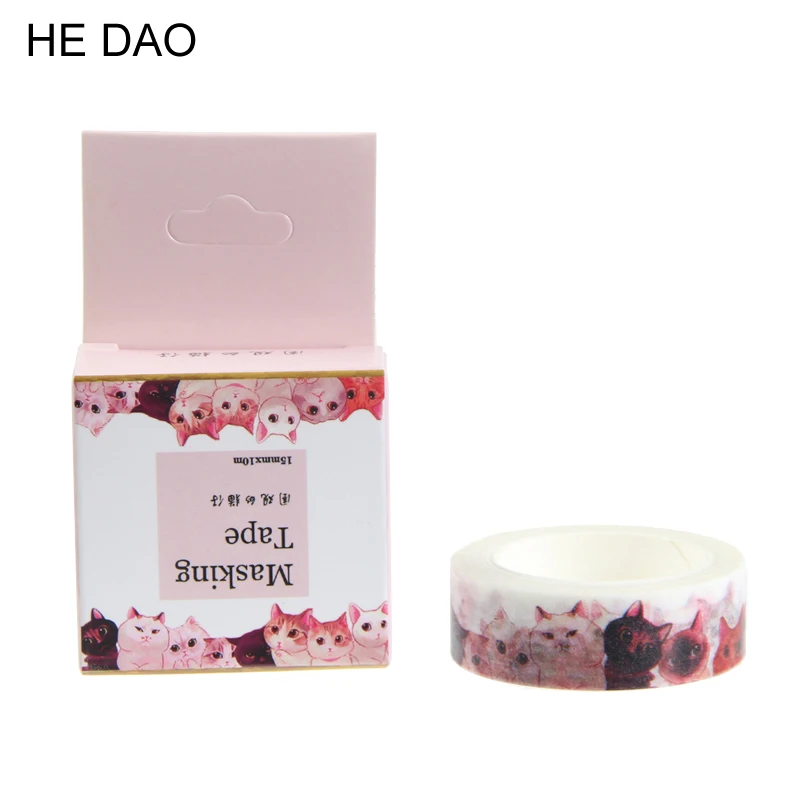 1 PC 15mm * 10m Washi Tape Packed With Paper Tape Onlookers Cats May Tear Tape Masking Tape Material Escolar Diy Photo Album
1 PC 15mm * 10m Washi Tape Packed With Paper Tape Onlookers Cats May Tear Tape Masking Tape Material Escolar Diy Photo Album