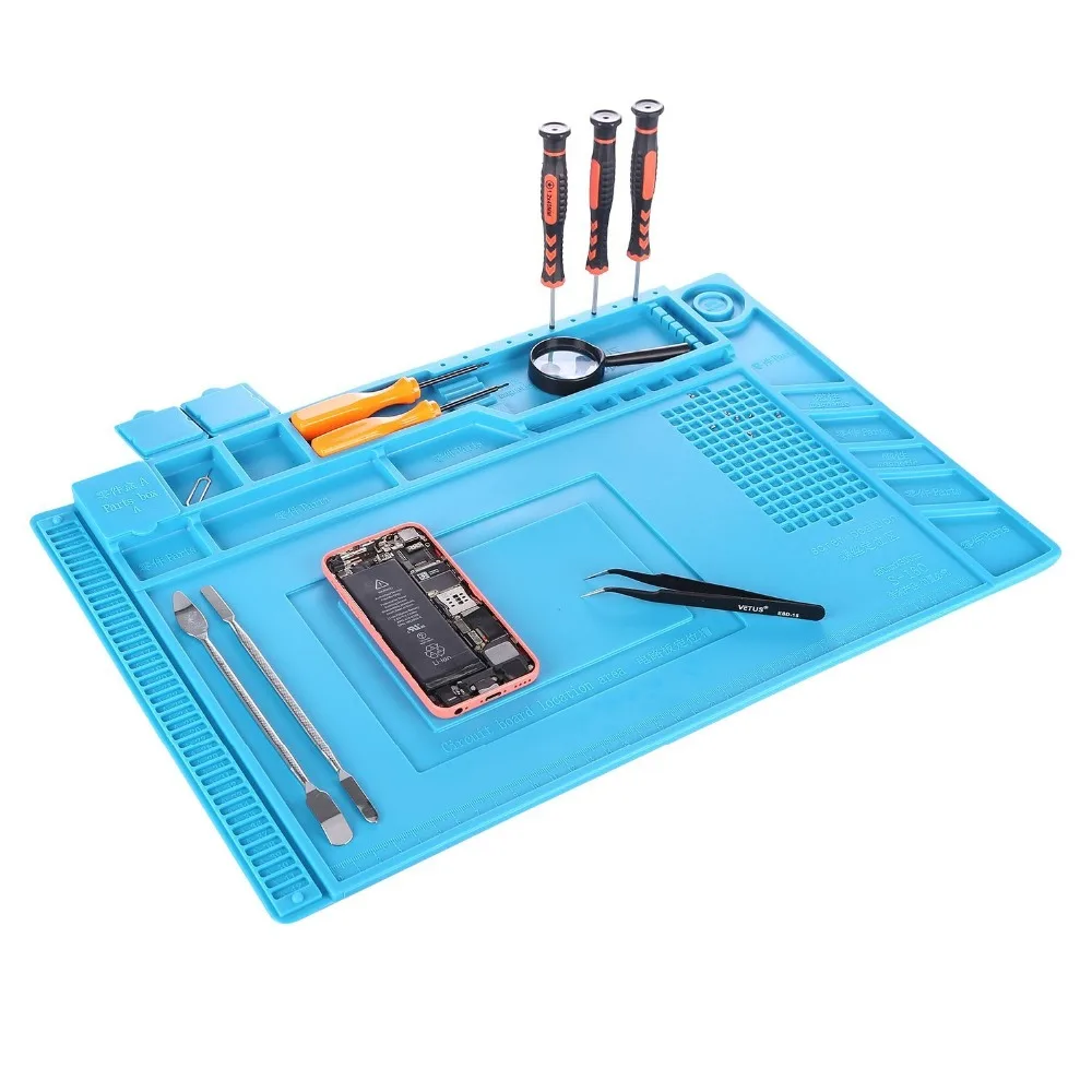 Soldering station 1pcs Heat Repair Mat Insulation Pad Silicone for BGA Welding Repair Station
Soldering station 1pcs Heat Repair Mat Insulation Pad Silicone for BGA Welding Repair Station