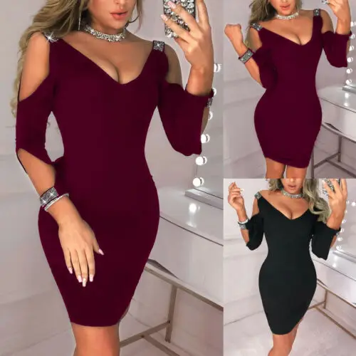 Women V Neck Summer Sexy Sequin Bodycon Slim Mini Dress Cold Shoulder Ladies Backless Holiday Beach
Women V Neck Summer Sexy Sequin Bodycon Slim Mini Dress Cold Shoulder Ladies Backless Holiday Beach