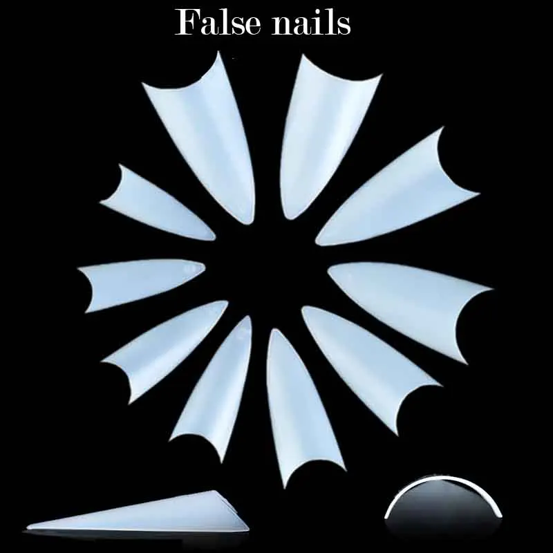 100pcs/bag Nail Art Tips Clear/Natural /White sharp end False Fake Nails Tips Manicure Artificial Nails Salon
100pcs/bag Nail Art Tips Clear/Natural /White sharp end False Fake Nails Tips Manicure Artificial Nails Salon