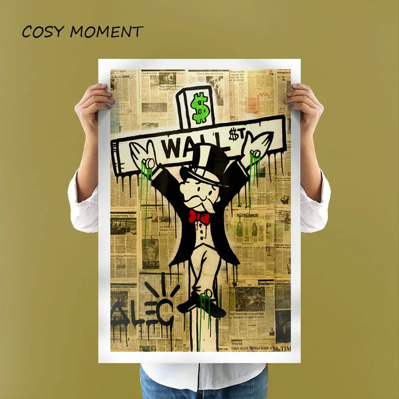 COSY MOMENT Pop Art Alec Graffiti Art Painting On Canvas Wall Pictures For Living Room Urban Street Art Wall Decoration ZS088
COSY MOMENT Pop Art Alec Graffiti Art Painting On Canvas Wall Pictures For Living Room Urban Street Art Wall Decoration ZS088