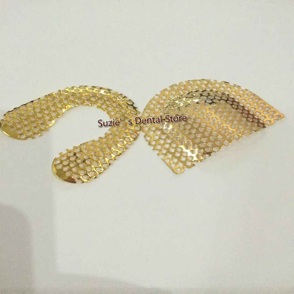 30PCS/15Pair Dental Lab Denture Golden Stainless Steel Net Reinforcement Mesh For Acrylic Partial Full Denture Palatal Retention
30PCS/15Pair Dental Lab Denture Golden Stainless Steel Net Reinforcement Mesh For Acrylic Partial Full Denture Palatal Retention