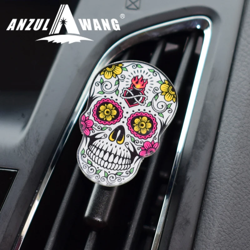 ANZULWANG Fancy Skull Style Air Freshener Acrylic Car Air Export Perfume Interior Fashion Car Air Conditioning Export Perfume
ANZULWANG Fancy Skull Style Air Freshener Acrylic Car Air Export Perfume Interior Fashion Car Air Conditioning Export Perfume