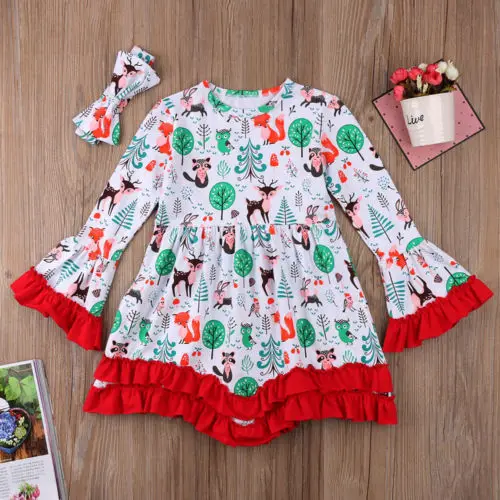 2018 Christmas Toddler Kids Baby Girl Cotton Dress Tops Blouse+Headband Outfits Clothes Set 2-7Y
2018 Christmas Toddler Kids Baby Girl Cotton Dress Tops Blouse+Headband Outfits Clothes Set 2-7Y