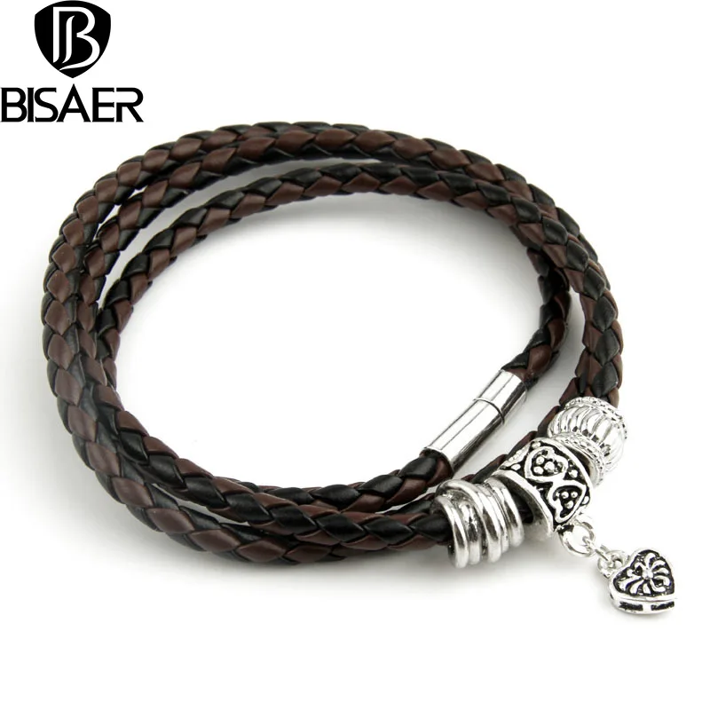 Silver Charm Black Leather Wrap Bracelet for Women Five Colors Magnet Clasp Strand Bracelet Compatible with Charm Jewelry HK0311
Silver Charm Black Leather Wrap Bracelet for Women Five Colors Magnet Clasp Strand Bracelet Compatible with Charm Jewelry HK0311