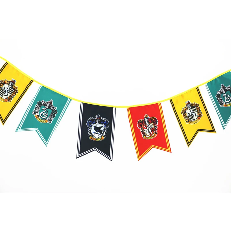 12Pcs College Flag Banners Party Supplies Gryffindor Slytherin Hufflerpuff Ravenclaw Kids Decor Harri Potter Christmas Party Toy
12Pcs College Flag Banners Party Supplies Gryffindor Slytherin Hufflerpuff Ravenclaw Kids Decor Harri Potter Christmas Party Toy