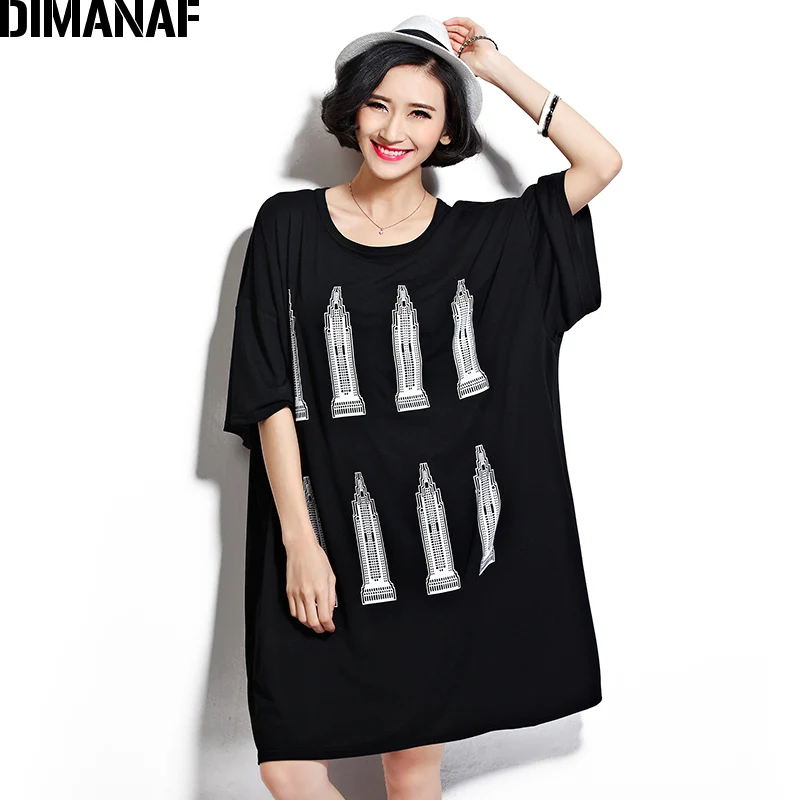 DIMANAF Women T-Shirt Plus Size Cotton Summer Oversized Female Fashion Print Pattern Basic Tops Black Casual Loose Large 5XL 4XL
DIMANAF Women T-Shirt Plus Size Cotton Summer Oversized Female Fashion Print Pattern Basic Tops Black Casual Loose Large 5XL 4XL