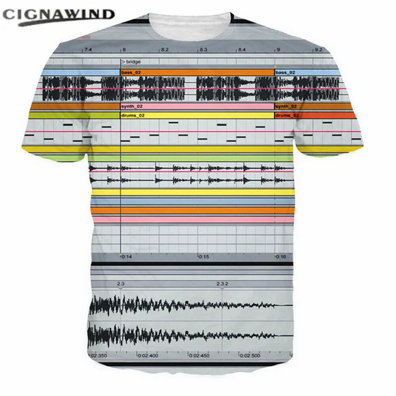 Audio Ableton Live 3D t-shirt All Over Print Men/women T Shirts Short Sleeve Summer Casual Harajuku tshirt streetwear unisex top
Audio Ableton Live 3D t-shirt All Over Print Men/women T Shirts Short Sleeve Summer Casual Harajuku tshirt streetwear unisex top