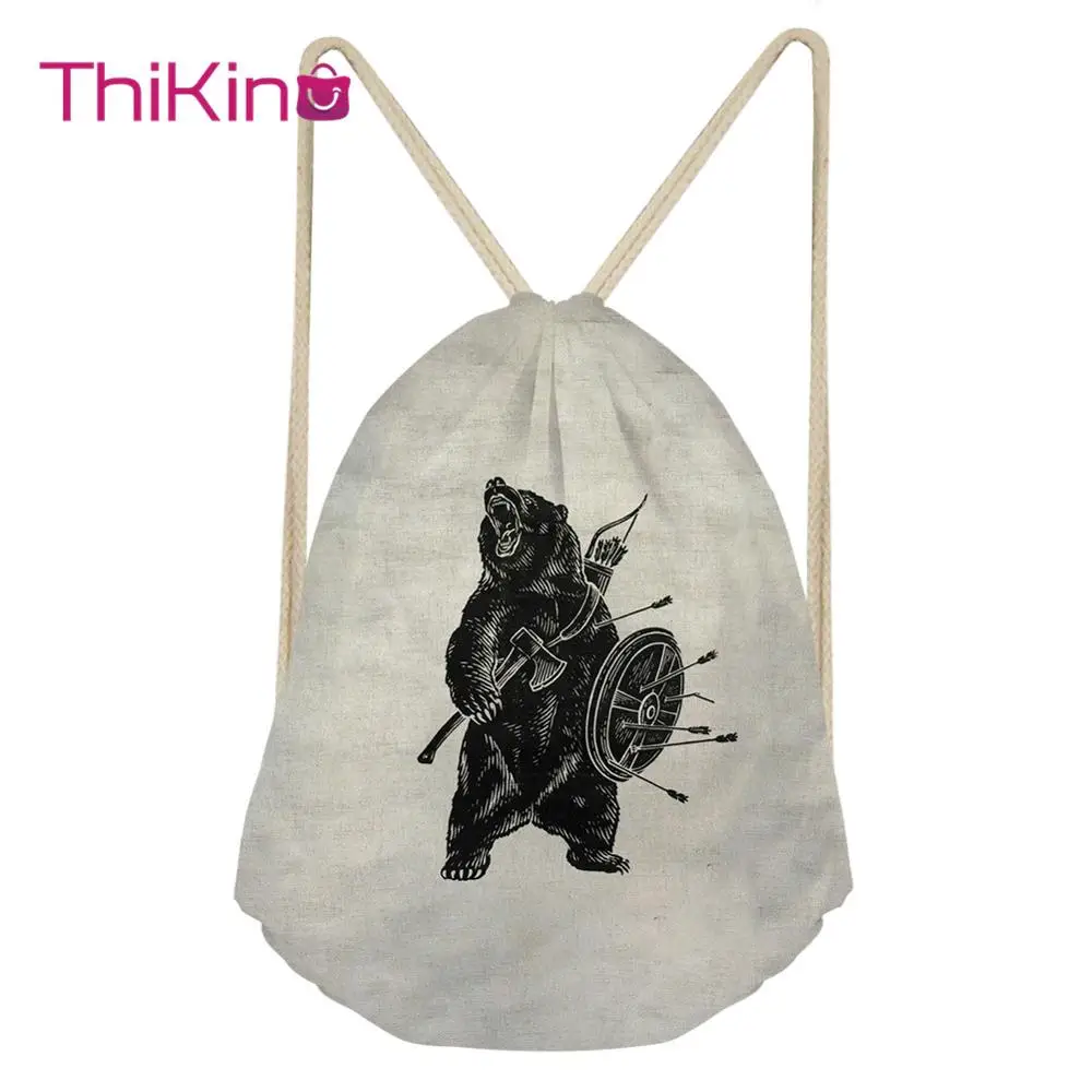 Thikin Russian Bear Casual Sack Drawstring Bag for Boys Travel Backpack Toddler Softback Lady Beach Mochila DrawString Bag
Thikin Russian Bear Casual Sack Drawstring Bag for Boys Travel Backpack Toddler Softback Lady Beach Mochila DrawString Bag