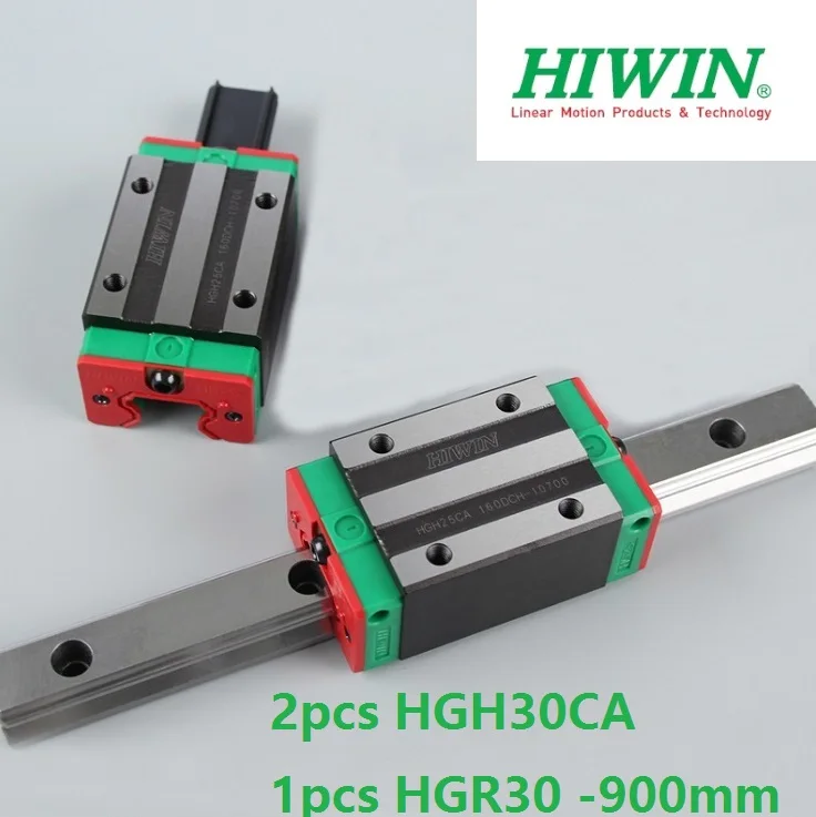 

1pcs 100% original Hiwin linear guide rail HGR30 -L 900mm + 2pcs HGH30CA narrow block for cnc