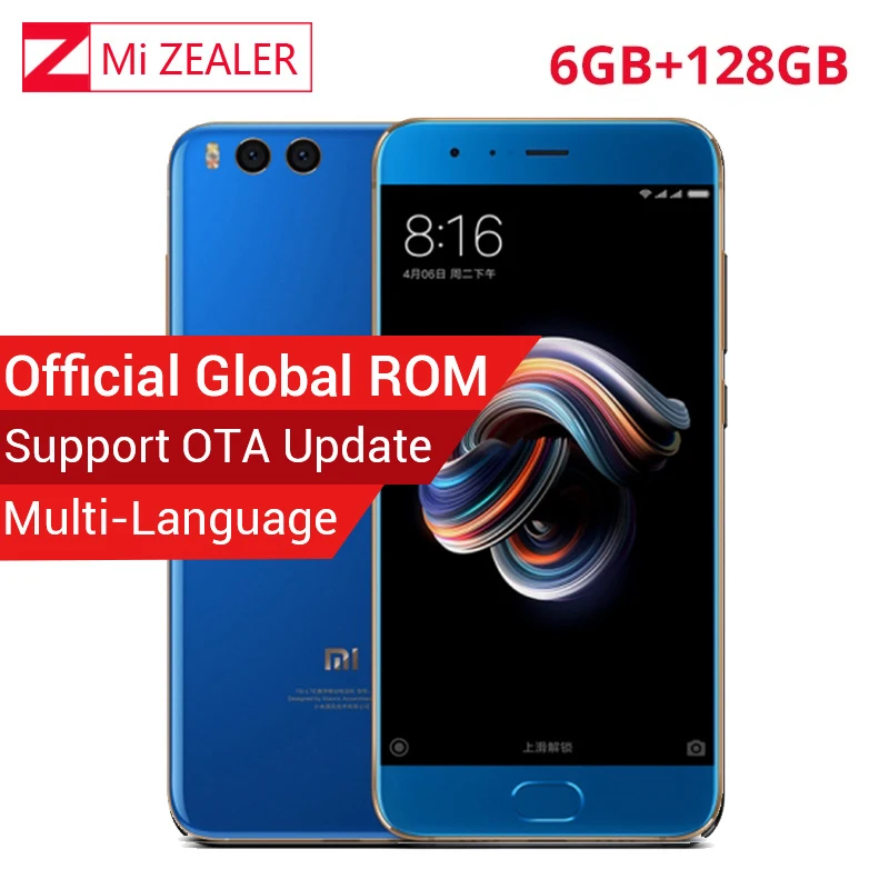 Global ROM Xiaomi Mi Note 3 Note3 12MP Dual Camera 16MP Front Camera 5.5" Snapdragon 660 Octa Core CPU 6GB 128GB Face Unlocked
Global ROM Xiaomi Mi Note 3 Note3 12MP Dual Camera 16MP Front Camera 5.5" Snapdragon 660 Octa Core CPU 6GB 128GB Face Unlocked