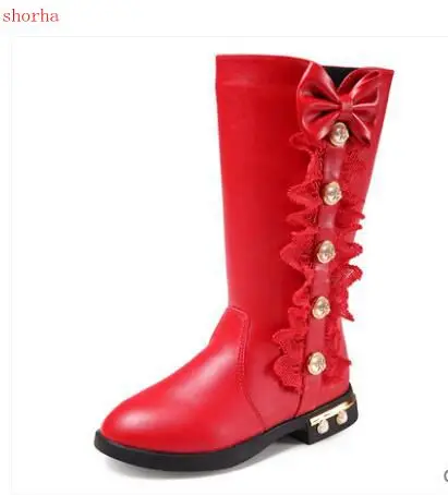 New Parent-child shoes princess Pearl lace bow girl high-leg boots children's snow child ever after boots size26-36
New Parent-child shoes princess Pearl lace bow girl high-leg boots children's snow child ever after boots size26-36