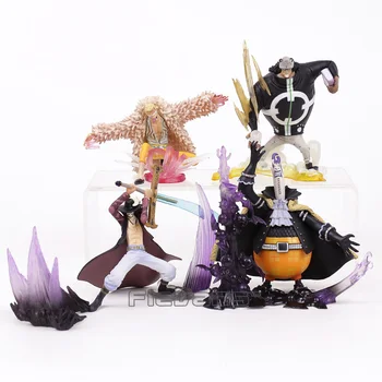 One Piece Bartholemew Kuma Gekko Moria Donquixote Doflamingo Dracule Mihawk Anime PVC Figures Toys 4pcs/set
One Piece Bartholemew Kuma Gekko Moria Donquixote Doflamingo Dracule Mihawk Anime PVC Figures Toys 4pcs/set