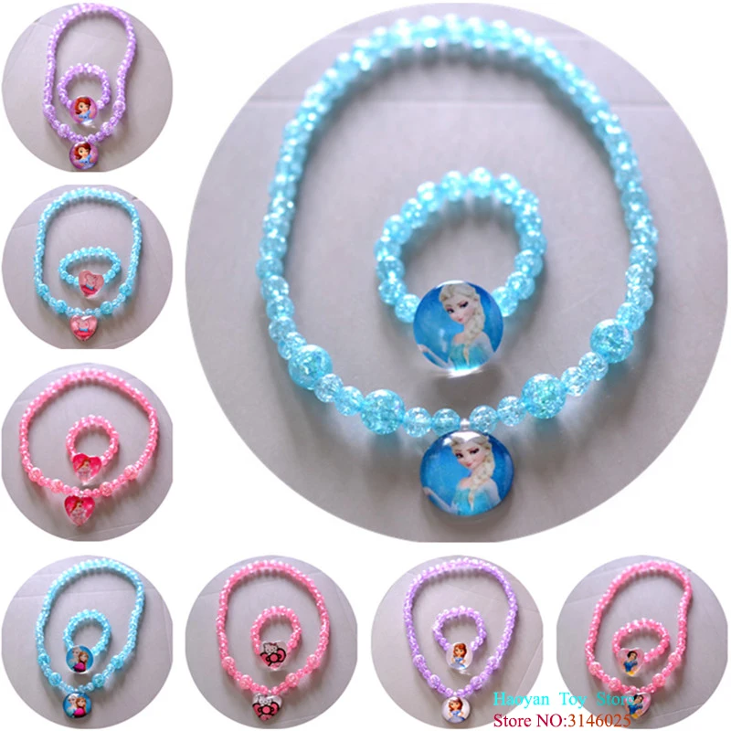 New 2018 Children Doll Accessories 2pcs/lot Cartoon New Jewelry Frozen Necklace Aisha Queen Anna Bracelet Set Drop Shipping
New 2018 Children Doll Accessories 2pcs/lot Cartoon New Jewelry Frozen Necklace Aisha Queen Anna Bracelet Set Drop Shipping