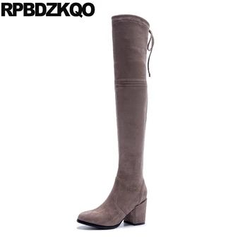Tall Slim Big Size High Quality Sheepskin Thigh Boots For Plus Women Heel Over The Knee Chunky Long Winter Flat 10 Suede Shoes
Tall Slim Big Size High Quality Sheepskin Thigh Boots For Plus Women Heel Over The Knee Chunky Long Winter Flat 10 Suede Shoes