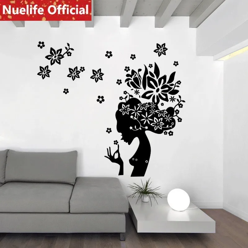 Creative girl flower design 3D acrylic wall stickers living room bedroom sofa TV background porch decoration wall stickers N4
Creative girl flower design 3D acrylic wall stickers living room bedroom sofa TV background porch decoration wall stickers N4