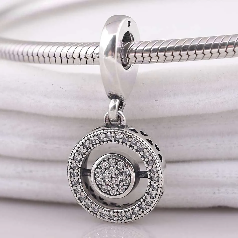 New Openwork Radiant Spinning Hearts With Crystal Pendant Beads Fit Pandora Bracelet Diy Jewelry 925 Sterling Silver Bead Charm
New Openwork Radiant Spinning Hearts With Crystal Pendant Beads Fit Pandora Bracelet Diy Jewelry 925 Sterling Silver Bead Charm