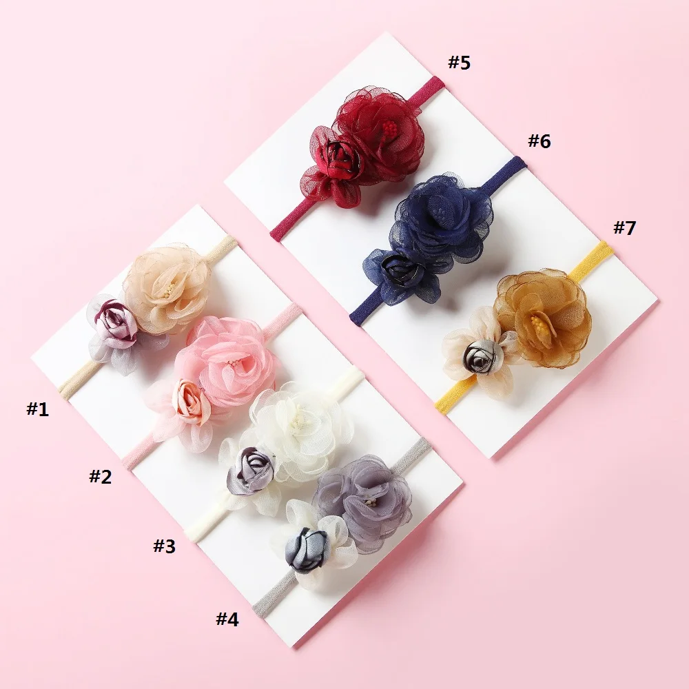 24pcs/lot,Boutique Princess Lace Flower With Nylon Headband,Kids Chiffon Flower Nylon Headbands,Children Girl's Hair Accessories
24pcs/lot,Boutique Princess Lace Flower With Nylon Headband,Kids Chiffon Flower Nylon Headbands,Children Girl's Hair Accessories