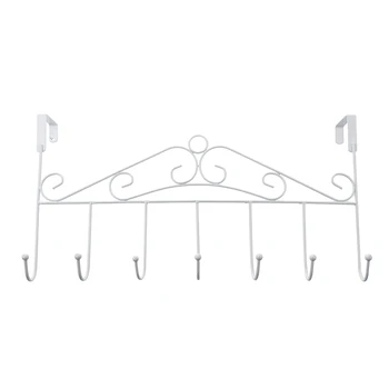 Wholesales item 7 Hanger Metal White Hooks Towel Hat Coat Holder Clothes Wall Rack Hook Over Door Bathroom Kitchen Hanger
Wholesales item 7 Hanger Metal White Hooks Towel Hat Coat Holder Clothes Wall Rack Hook Over Door Bathroom Kitchen Hanger