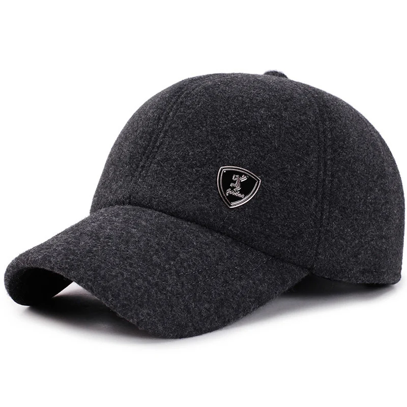 2018 New Men's Baseball Cap Winter Warm Earflap Dad Hats Wool Cotton Russia Hats Casquette Bone Gorro Fitted Earmuff Protection
2018 New Men's Baseball Cap Winter Warm Earflap Dad Hats Wool Cotton Russia Hats Casquette Bone Gorro Fitted Earmuff Protection