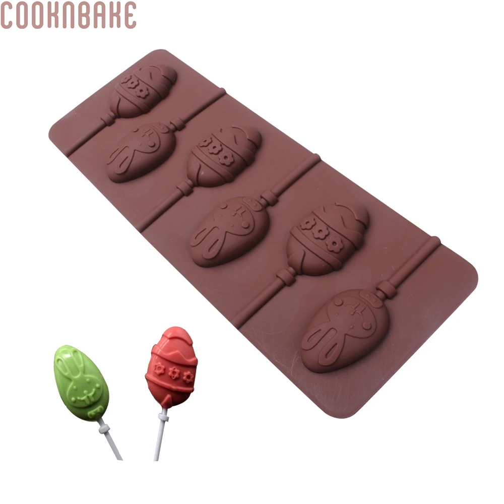Силиконовая форма COOKNBAKE сделай сам для леденцов Пасхальных Кроликов яиц шоколада