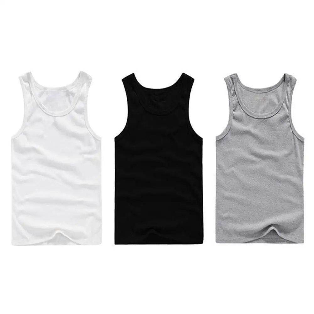 Men Sports Vest Sweat Absorbing Round Collar Thread Render H Shaped Training Vests White Black And Gray Comfortable To Wear
Men Sports Vest Sweat Absorbing Round Collar Thread Render H Shaped Training Vests White Black And Gray Comfortable To Wear