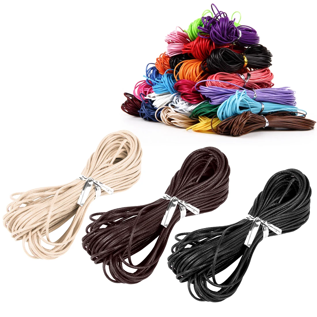 10 meters 1MM Colorful DIY Waxed Leather Thread Wax Cotton Cord String Strap Necklace Rope Bead For shamballa Bracelet
10 meters 1MM Colorful DIY Waxed Leather Thread Wax Cotton Cord String Strap Necklace Rope Bead For shamballa Bracelet