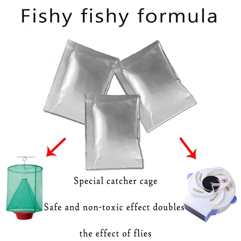 10 Pcs Fly Catcher Bait Fly Attracting Bag Flycatcher Practical Convenient Odorless Bait Orchard Home Garden Supplies 30AUG01
10 Pcs Fly Catcher Bait Fly Attracting Bag Flycatcher Practical Convenient Odorless Bait Orchard Home Garden Supplies 30AUG01