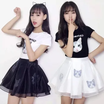 Organza Short Skirt Women Harajuku Skirt A-Line Sweet Girl Skirts Kawaii High Waist Skirt
Organza Short Skirt Women Harajuku Skirt A-Line Sweet Girl Skirts Kawaii High Waist Skirt