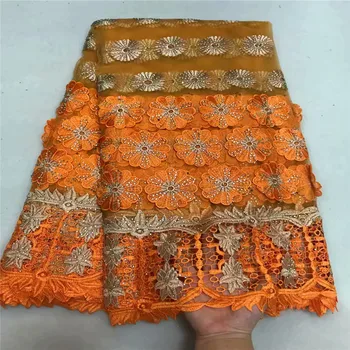 2018 New Design Nigerian Tulle Lace Fabric Fast Shipping African Lace Fabric For Wedding Orange Embroidery stones Lace Fabric
2018 New Design Nigerian Tulle Lace Fabric Fast Shipping African Lace Fabric For Wedding Orange Embroidery stones Lace Fabric