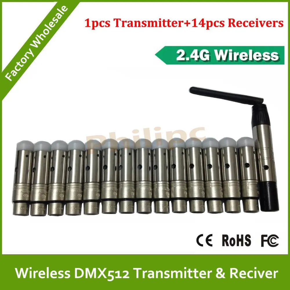 DHL/EMS 2.4G Wireless DMX512 Transmitter & Receiver wireless DMX Console DMX Kit Fast transfer the signal
DHL/EMS 2.4G Wireless DMX512 Transmitter & Receiver wireless DMX Console DMX Kit Fast transfer the signal