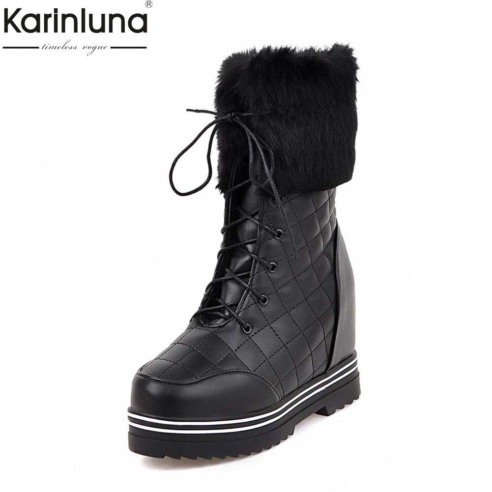 karinluna new Arrivals Dropship Large Size 34-43 Add Fur Warm Winter Shoes Woman Boots Female Platform Ankle Boots Woman Shoes
karinluna new Arrivals Dropship Large Size 34-43 Add Fur Warm Winter Shoes Woman Boots Female Platform Ankle Boots Woman Shoes