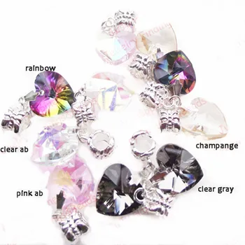 Fashion DIY Loose Dangle Crystal Glass Heart Charm Beads 14mm Fit Bracelet 50 pieces
Fashion DIY Loose Dangle Crystal Glass Heart Charm Beads 14mm Fit Bracelet 50 pieces