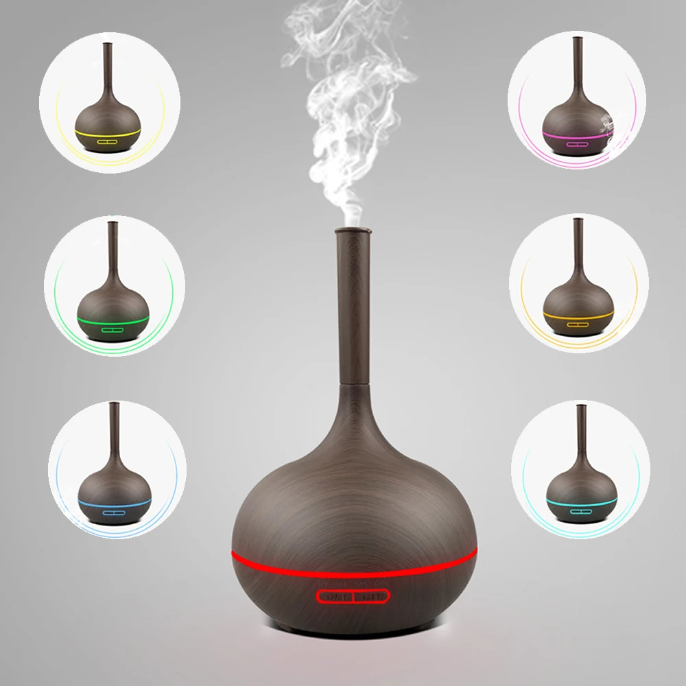 400ml Aroma Oil Diffuser Essential Oil Humidifier Wood Grain Aromatherapy Diffuser Ultrasonic 7 Color Light For Home Office Yoga
400ml Aroma Oil Diffuser Essential Oil Humidifier Wood Grain Aromatherapy Diffuser Ultrasonic 7 Color Light For Home Office Yoga