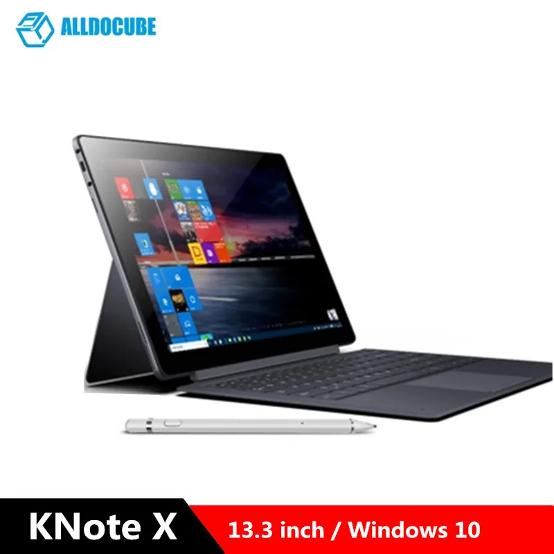 

ALLDOCUBE KNote X 2-in-1 Tablet PC 13.3 inch Windows 10 OS Intel Gemini Lake N4100 2.4GHz CPU 8GB RAM 128G ROM