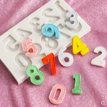 Number Silicone Mold Fondant Mould Cake Decorating Tools Chocolate Gumpaste Mold, Sugarcraft, Kitchen Accessories
Number Silicone Mold Fondant Mould Cake Decorating Tools Chocolate Gumpaste Mold, Sugarcraft, Kitchen Accessories