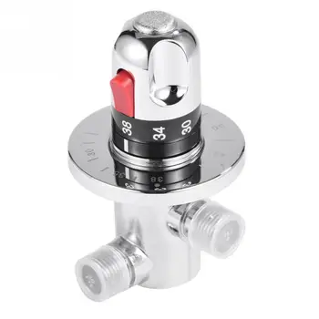 1 Pcs G1/2 Solid Brass Valve Thermostatic Hot/Cold Water Mixing Temperature Control Valve for Home Water Heater
1 Pcs G1/2 Solid Brass Valve Thermostatic Hot/Cold Water Mixing Temperature Control Valve for Home Water Heater