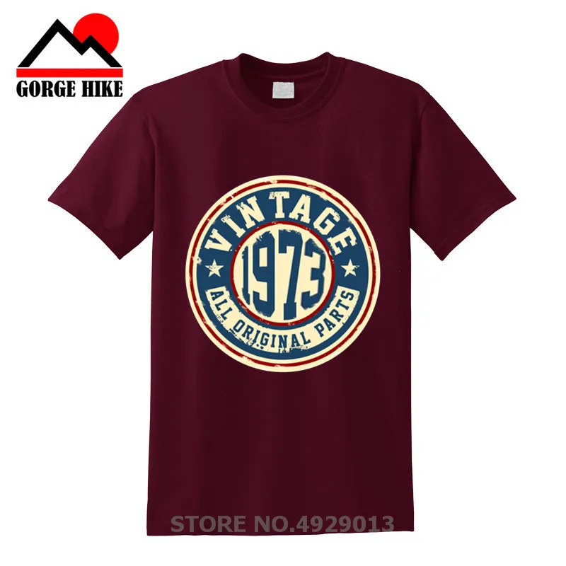 Vintage 1973 All Original Parts 50S Tees Men's Novelty Tops Birthday Gift Short Sleeve T-Shirt Cotton Clothing Crew Neck T Shirt
Vintage 1973 All Original Parts 50S Tees Men's Novelty Tops Birthday Gift Short Sleeve T-Shirt Cotton Clothing Crew Neck T Shirt