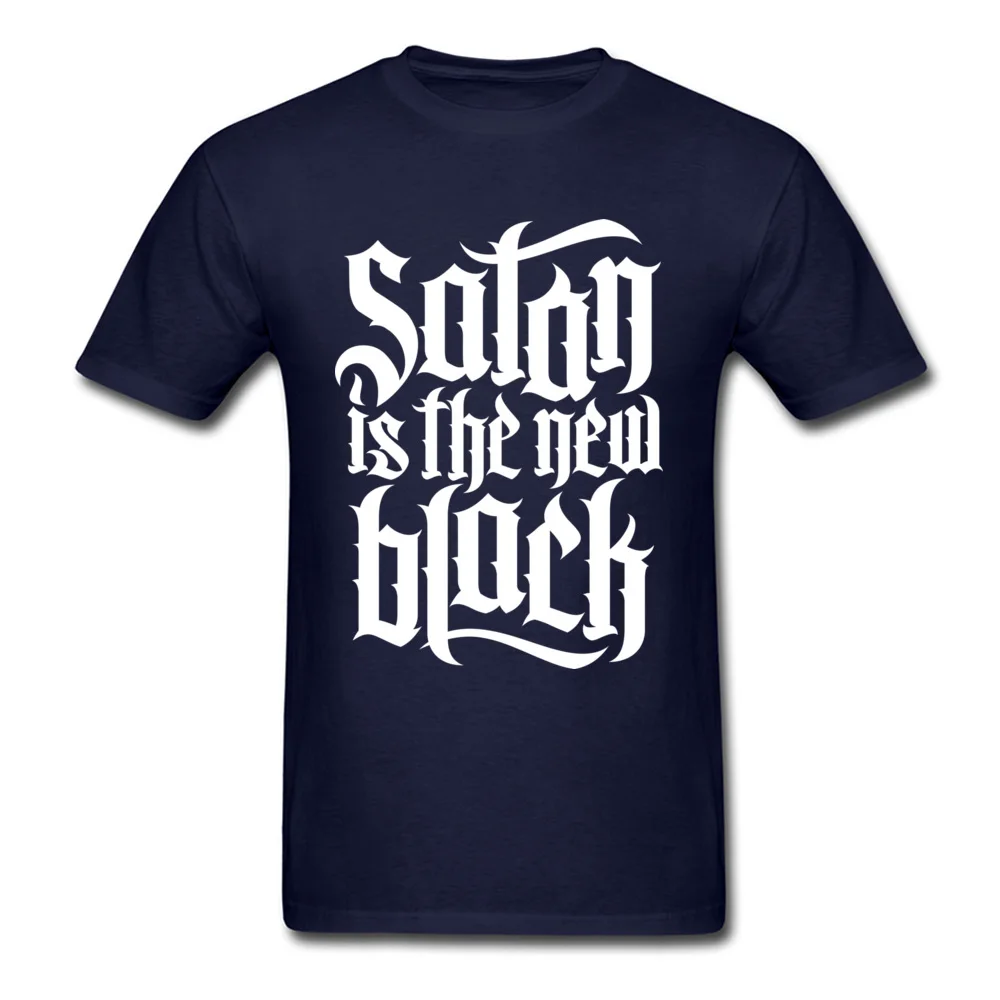 Satan is the new black No.4 (white)_navy