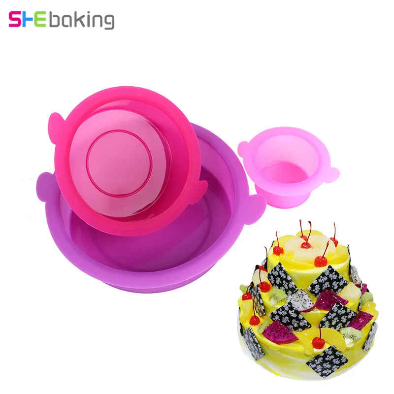 Shebaking 3pcs/set Cute Ear Silicone Cake Mold 3D Sugarcraft Muffin Fondant Chocolate Cake Pan 3 Size Baking Pastry Mould
Shebaking 3pcs/set Cute Ear Silicone Cake Mold 3D Sugarcraft Muffin Fondant Chocolate Cake Pan 3 Size Baking Pastry Mould