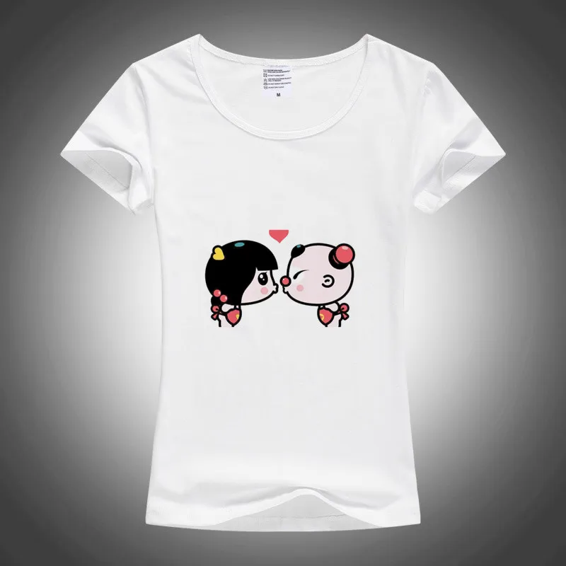 Cartoon Lovely Streetwear Print Women T shirt Europe America Round collar t shirt White Black Men Leisure Couple Tees tshirt
Cartoon Lovely Streetwear Print Women T shirt Europe America Round collar t shirt White Black Men Leisure Couple Tees tshirt