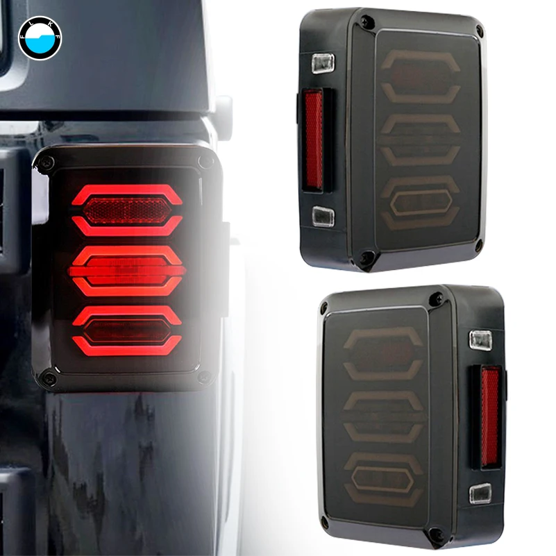For Jeep Wrangler Taillights LED Diamond Tail Light Rear Turning Brake Light forJeep Wrangler JK JKU Black with Clear Lens.
For Jeep Wrangler Taillights LED Diamond Tail Light Rear Turning Brake Light forJeep Wrangler JK JKU Black with Clear Lens.