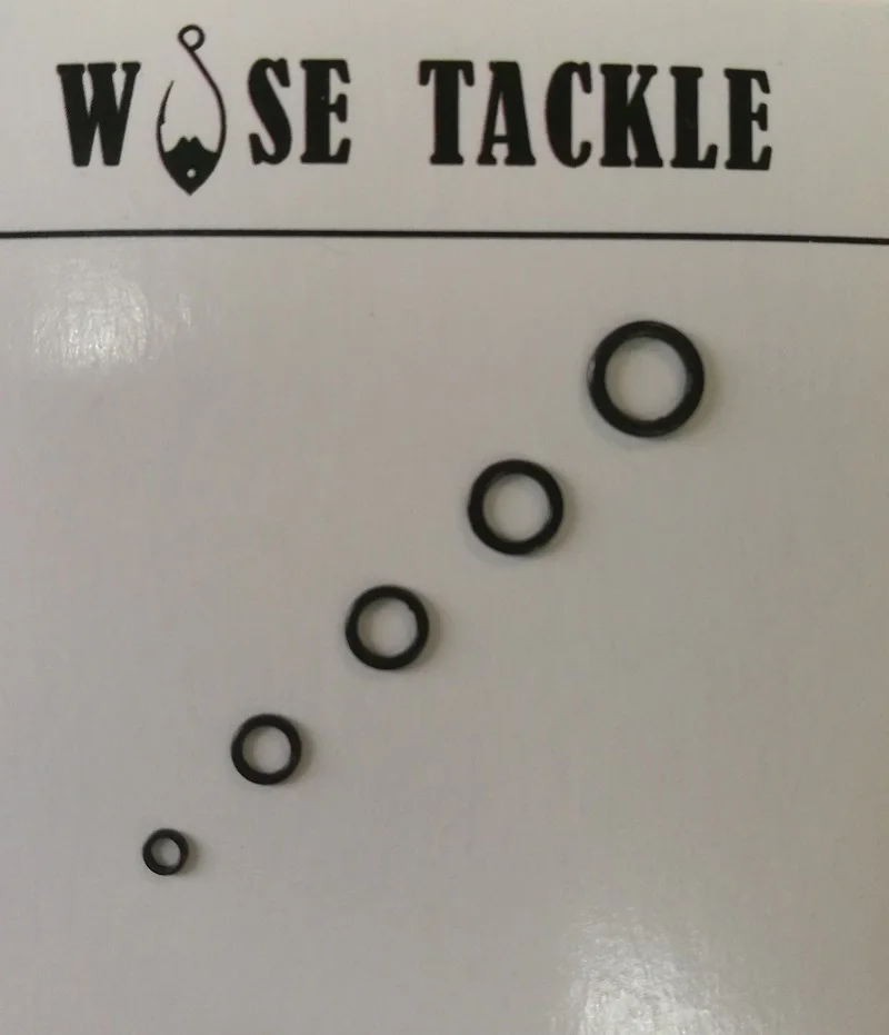 50 шт. Wise Tackle круглая установка кольца-быстрая смена уплотнительные