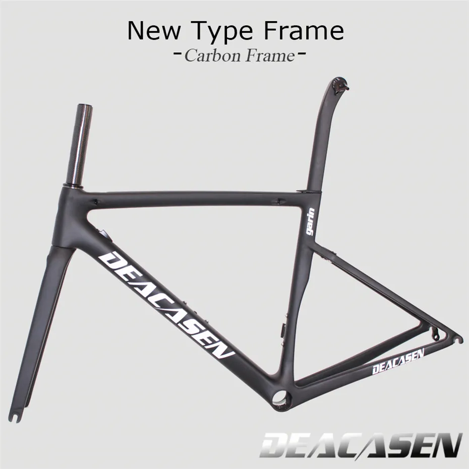 Deacasen carbon road frame Maximum Tyre 25mm carbon bike frame T1000 frame+fork+headset+seatpost+clamp 44/49/52/54/56/58cm
Deacasen carbon road frame Maximum Tyre 25mm carbon bike frame T1000 frame+fork+headset+seatpost+clamp 44/49/52/54/56/58cm
